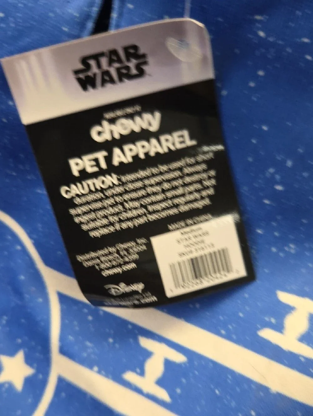 Star Wars Blue, Red & White Pet Hoodie